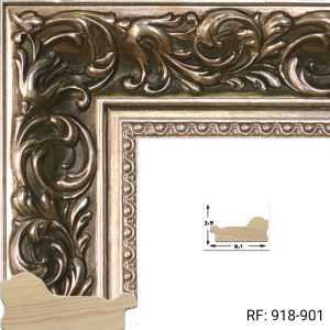 GRABADA PLATA PATINADA