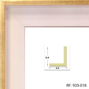 "L" EXTERIOR ORO INT. BLANCO