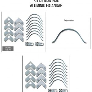 Kit de montaje aluminio estándar