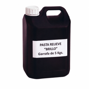 Pasta relieve brillo